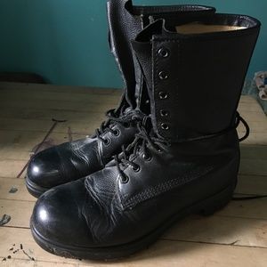 Genuine Leather Army Combat Boots